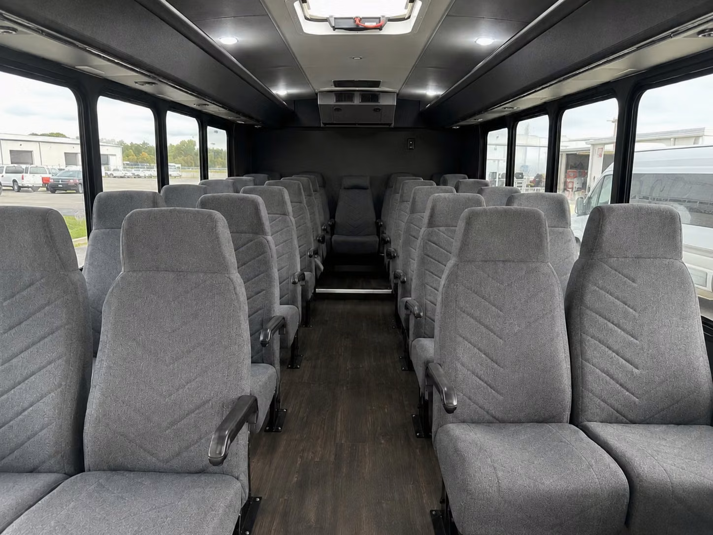 15 passenger minibus inside