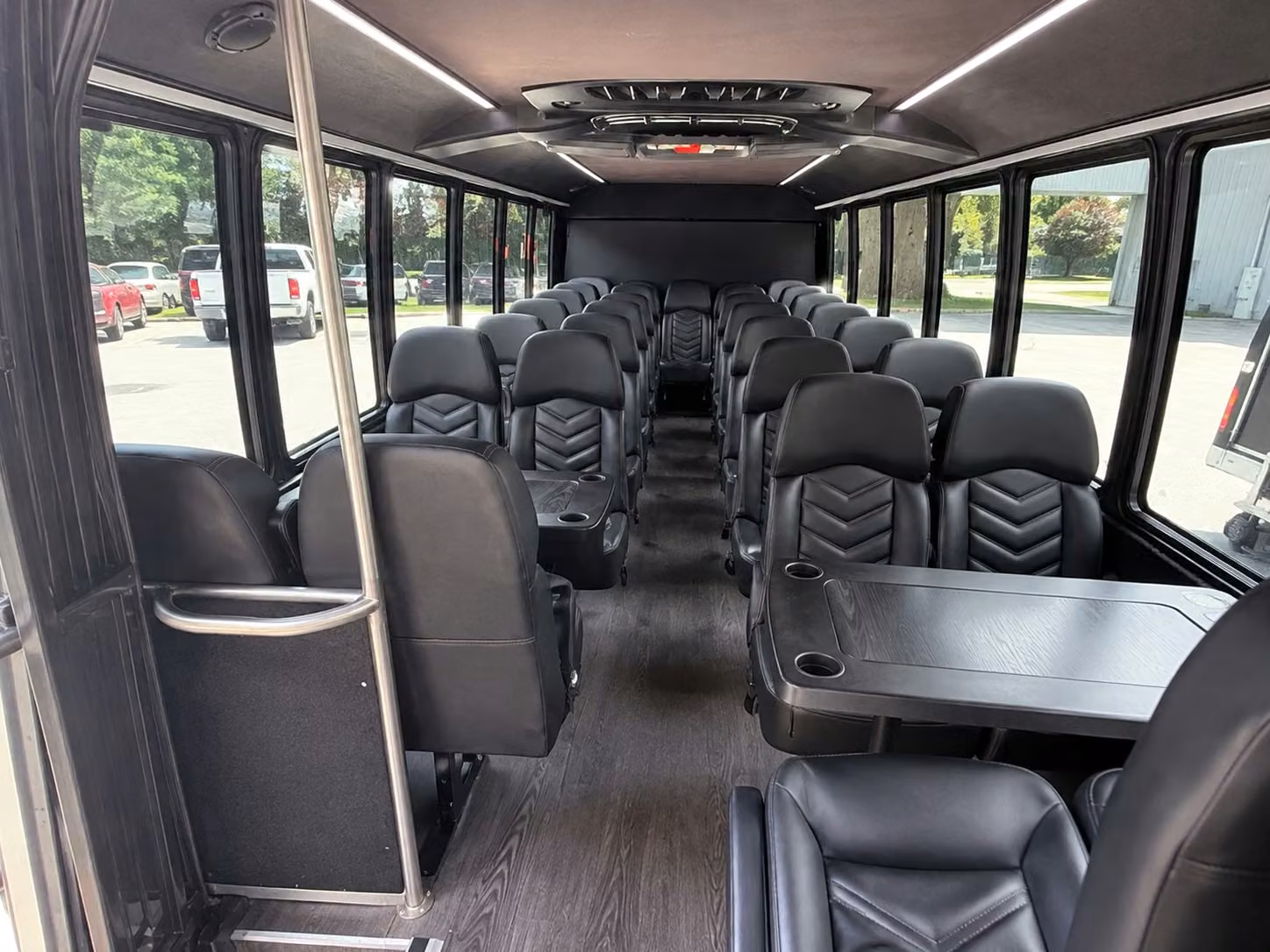 15 passenger minibus interior