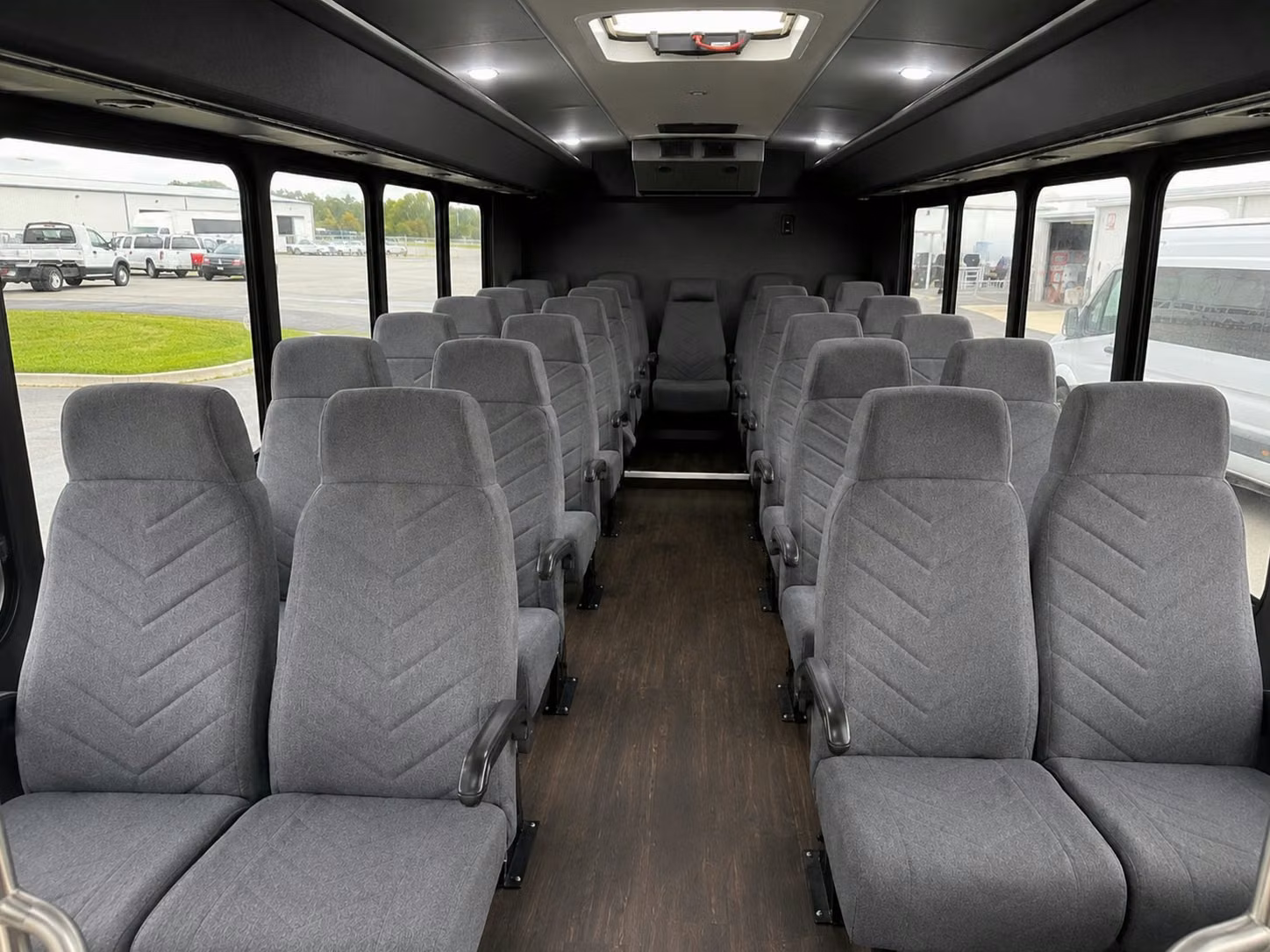 18 passenger minibus inside
