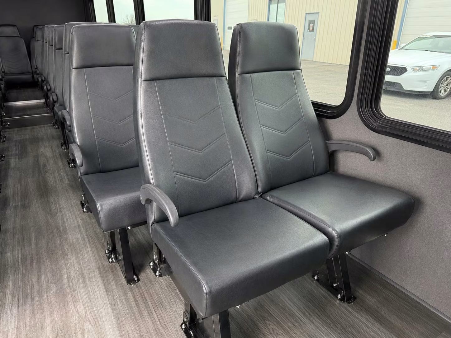 18 passenger minibus interior