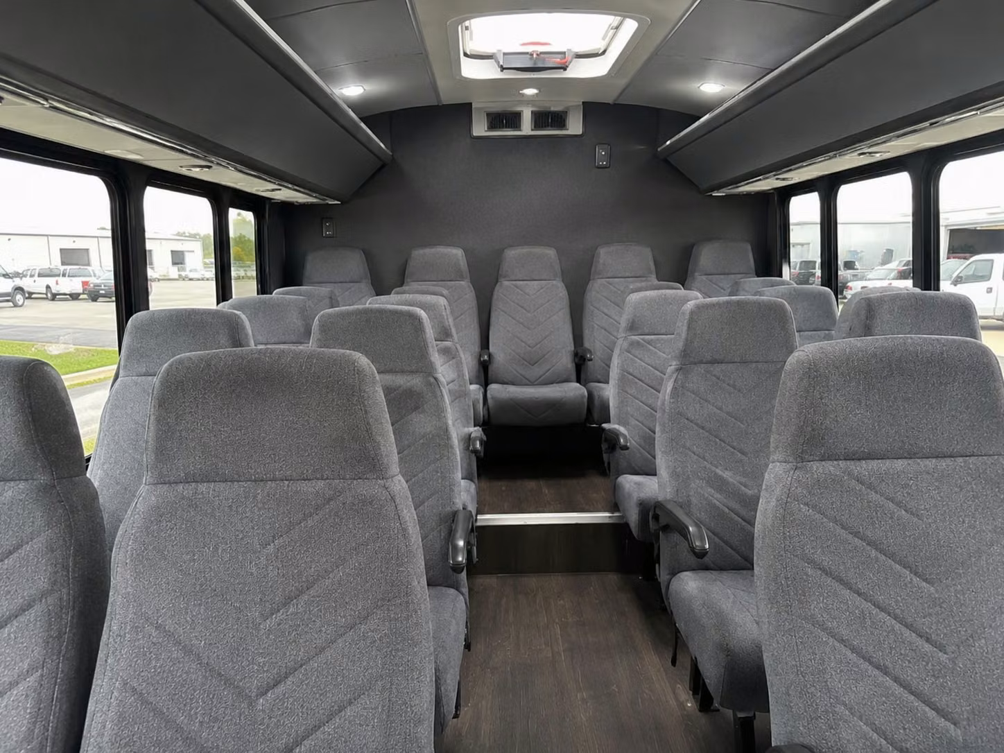 20 passenger minibus inside