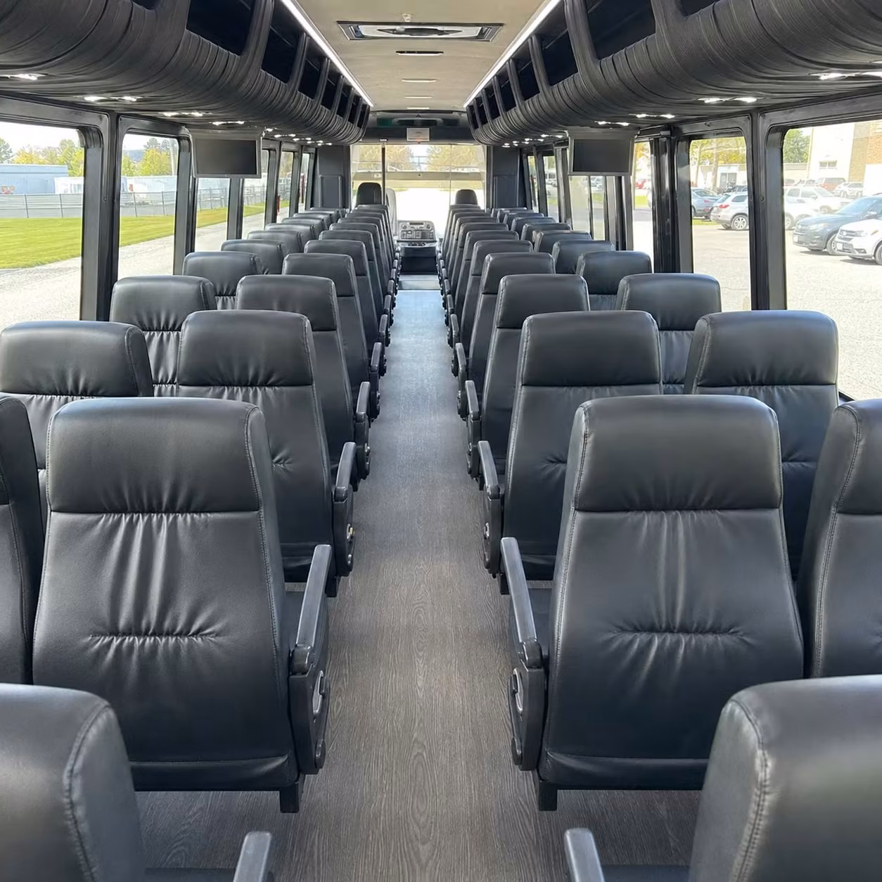 25 passenger minibus inside