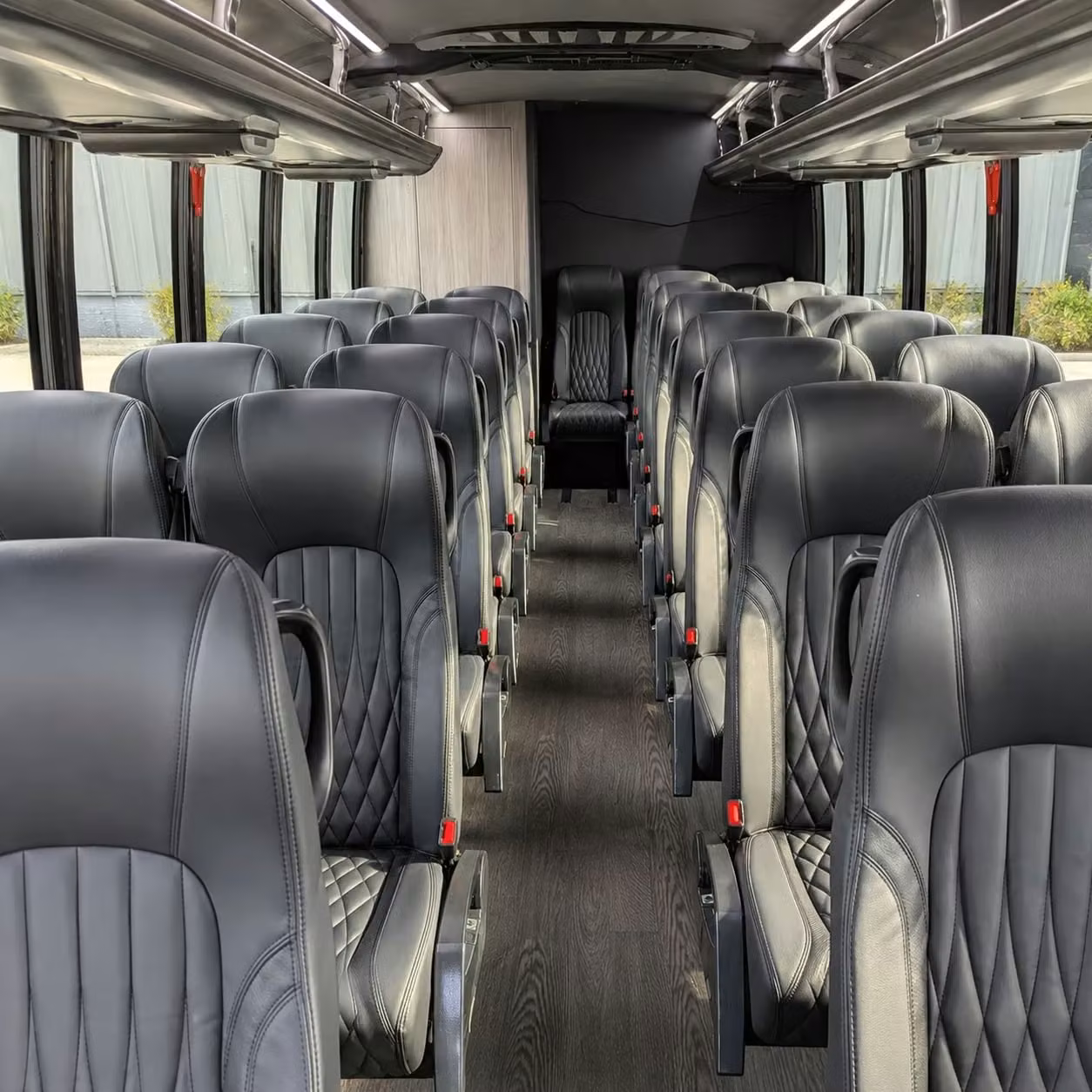 28 passenger minibus inside