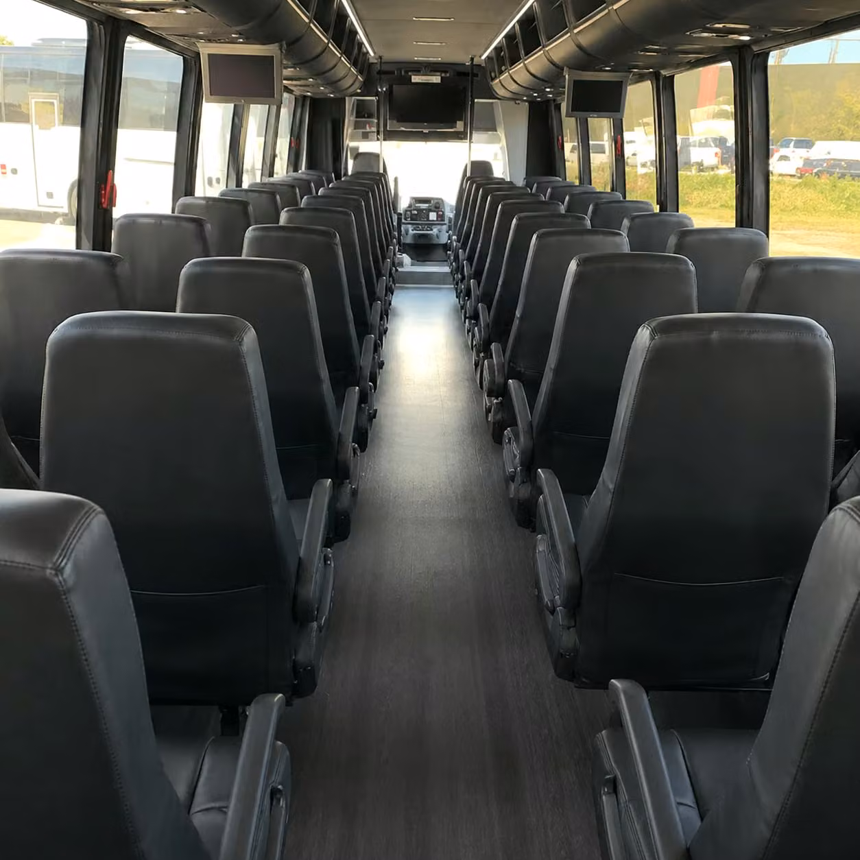 30 passenger minibus inside