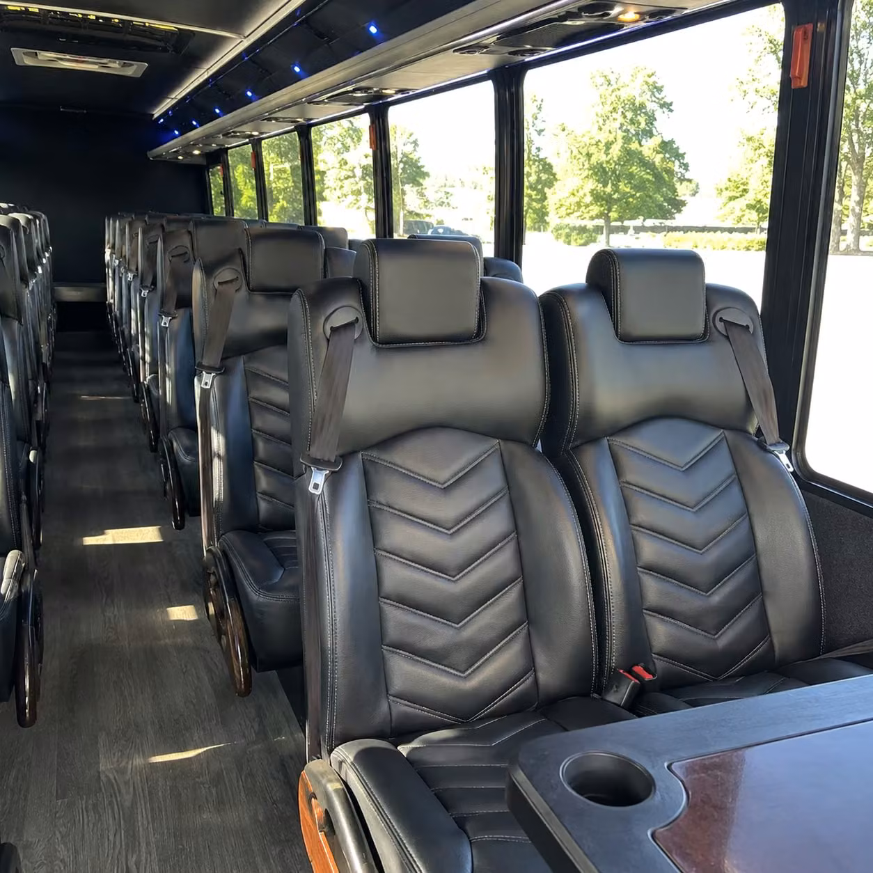 35 passenger minibus inside