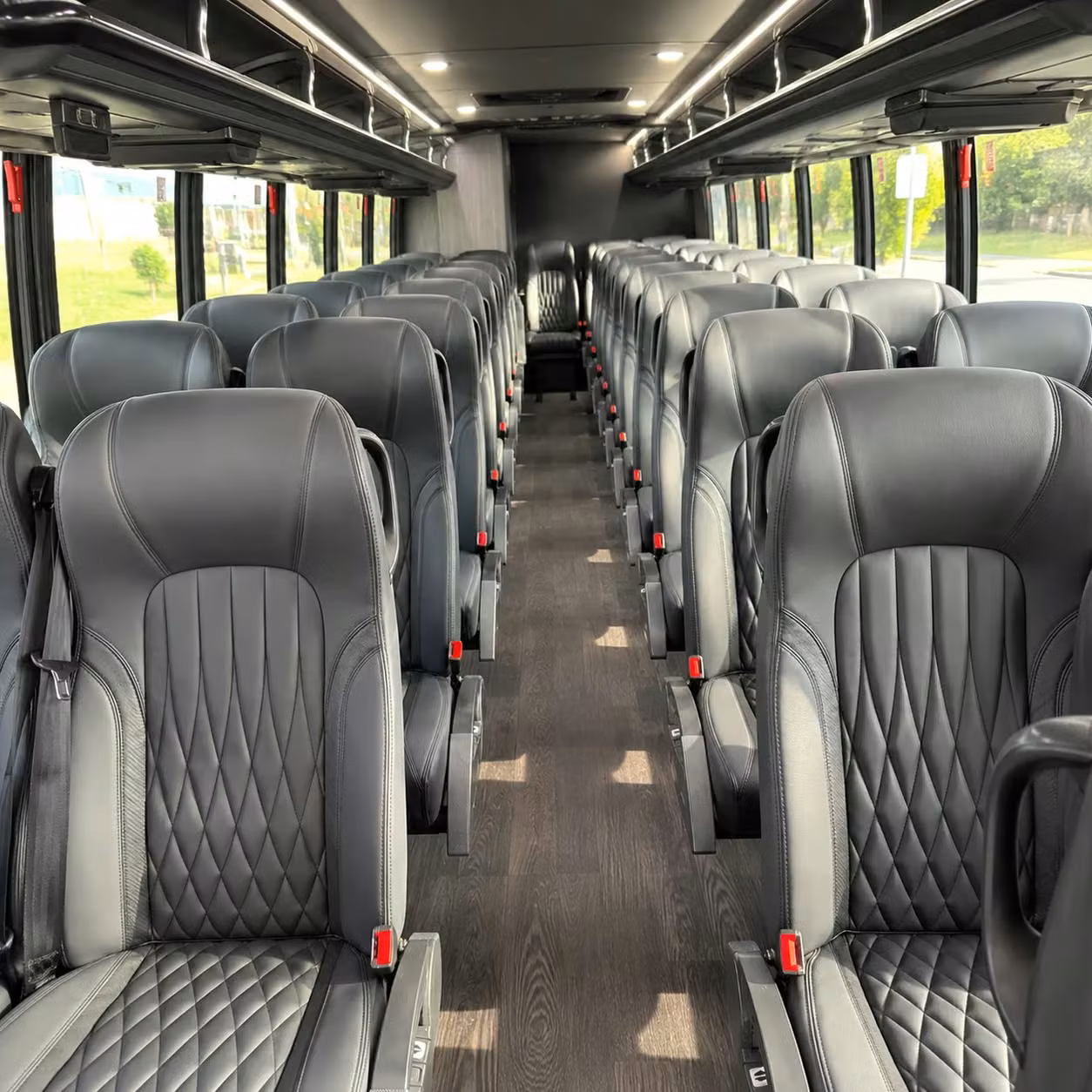 35 passenger minibus interior