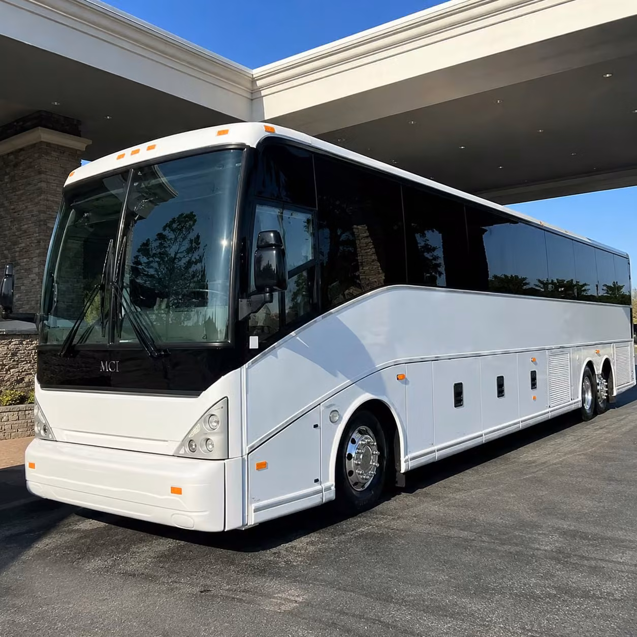 bus rental options for plano trips