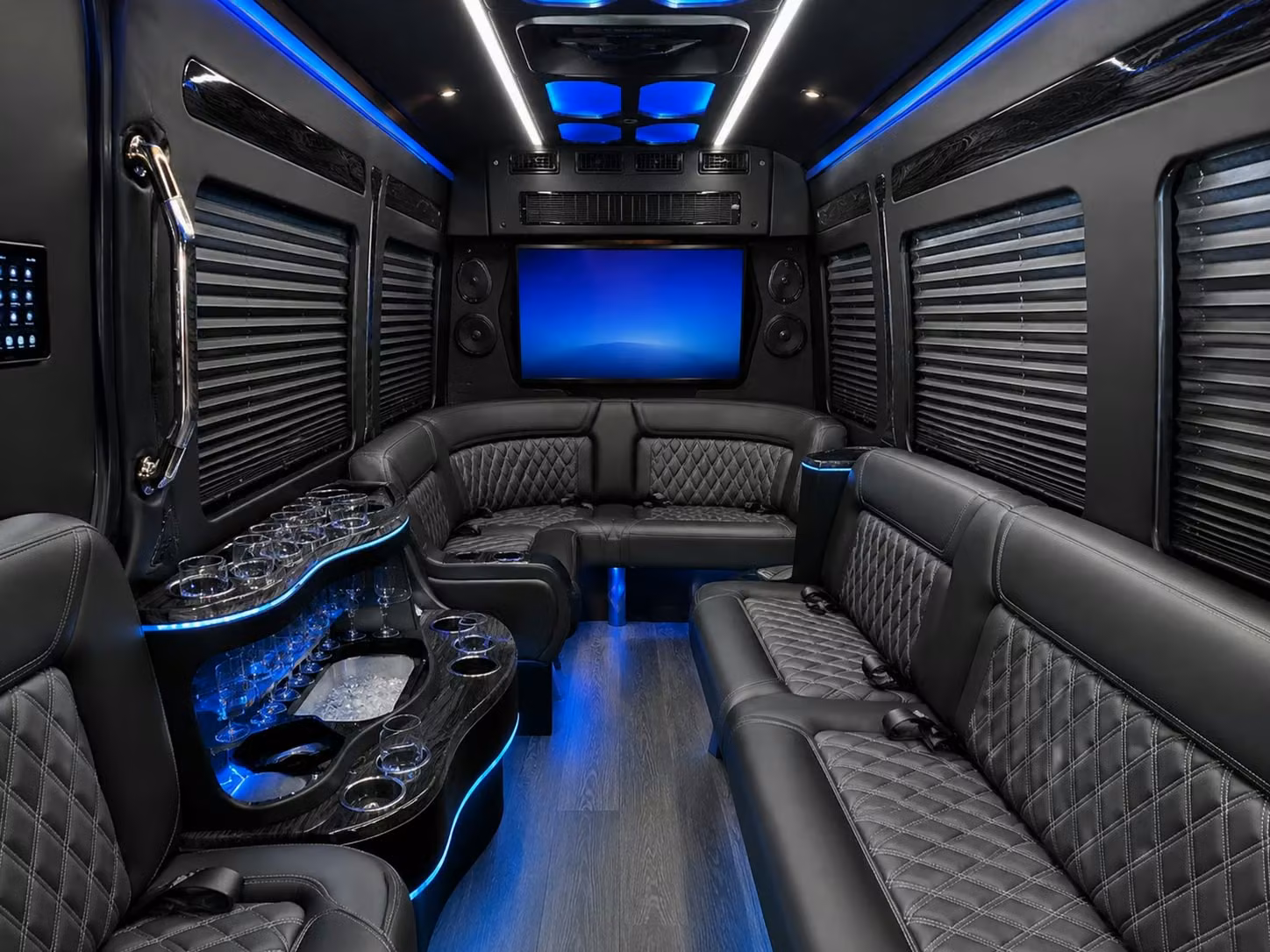 corporate event bus rentals for team building retreats and client entertainment