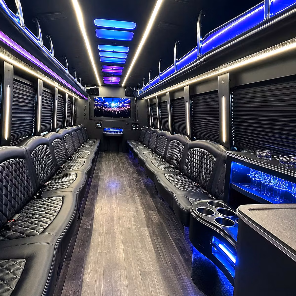 party bus interior