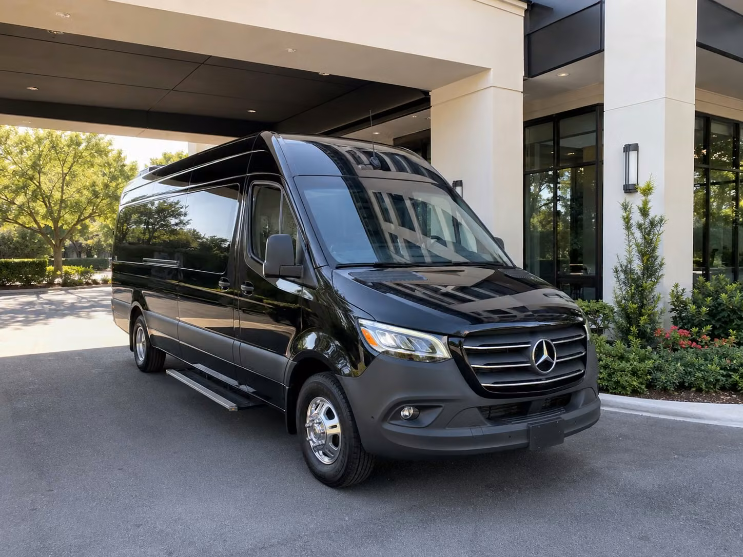 sprinter vans and minibuses for intimate plano wedding celebrations
